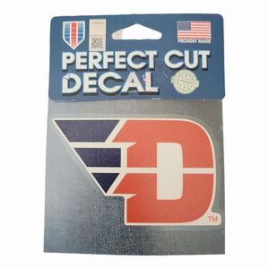dayton flyers NCAA wincraft perfect cut 4X4 decal Emblem Sticker